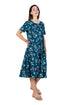 La Cera Plus Floral Printed A-Line Dress - La Cera