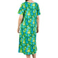 La Cera Floral Printed A-Line Dress