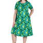 La Cera Floral Printed A-Line Dress - Plus Size - La Cera