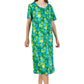 La Cera Floral Printed A-Line Dress