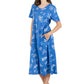 La Cera Summer Foliage Printed A-Line Dress