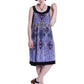 La Cera Reversible Pleated Sleeveless dress