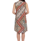 La Cera Vintage Paisley Print Dress