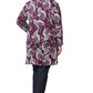 Top tipo túnica tipo jersey con estampado floral de La Cera