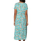 La Cera Button Front Short Sleeve Dress - La Cera