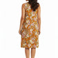La Cera Rayon Summer Floral Print Sundress - La Cera