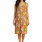 La Cera Rayon Summer Floral Print Sundress - La Cera