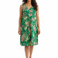 La Cera Rayon Summer Floral Print Sundress - La Cera