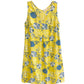 La Cera Cornflower Floral Sleeveless Sundress - La Cera