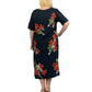 La Cera Short Sleeve A-Line Dress - La Cera