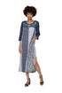 La Cera Floral Embroidered Rayon Dress - La Cera