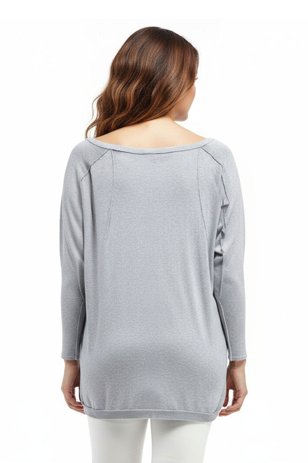 Jersey La Cera con escote en V y manga Dolman - Tallas Grandes