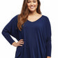 Jersey La Cera con escote en V y manga Dolman - Tallas Grandes
