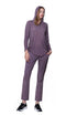 Soft & Supple 2-Piece Hooded Knit Sweatpants Set - La Cera