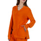 Comfort Luxe Collection Cozy Knit V Neck Tunic