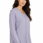 Comfort Luxe Collection Cozy Knit V Neck Tunic