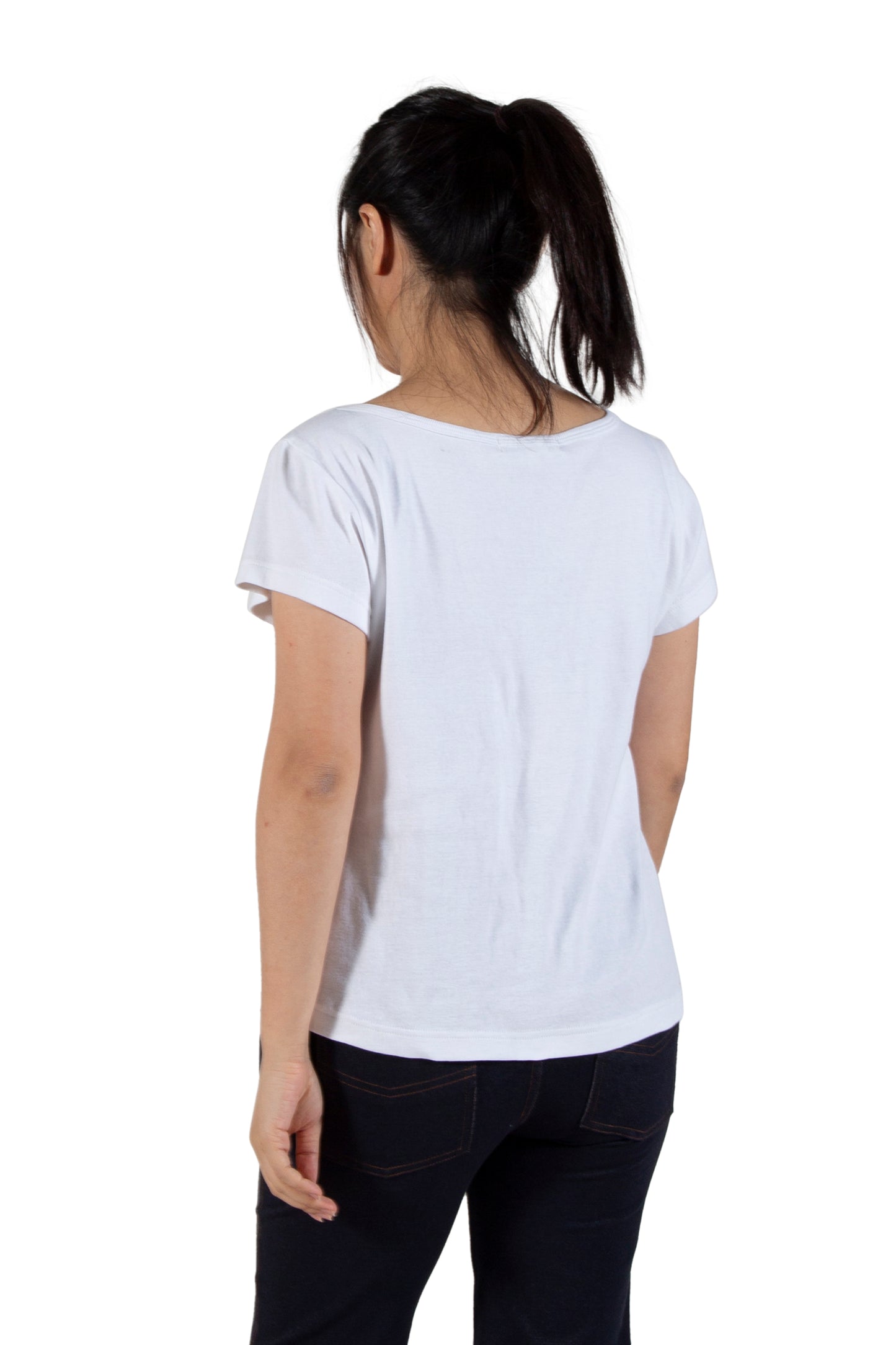 A La Carte By La Cera Cotton V-Neck Top
