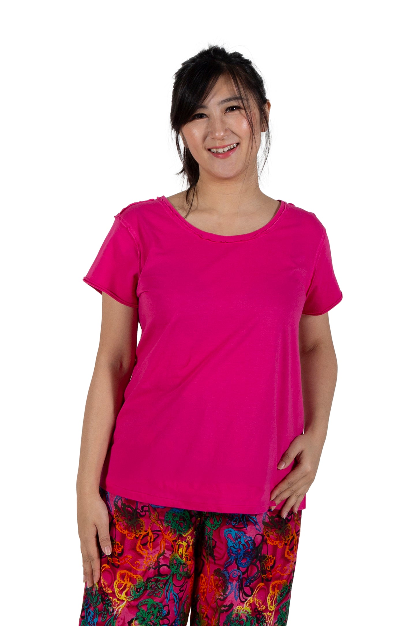 A La Carte by La Cera 100% Cotton Pre-Washed  Tee - La Cera