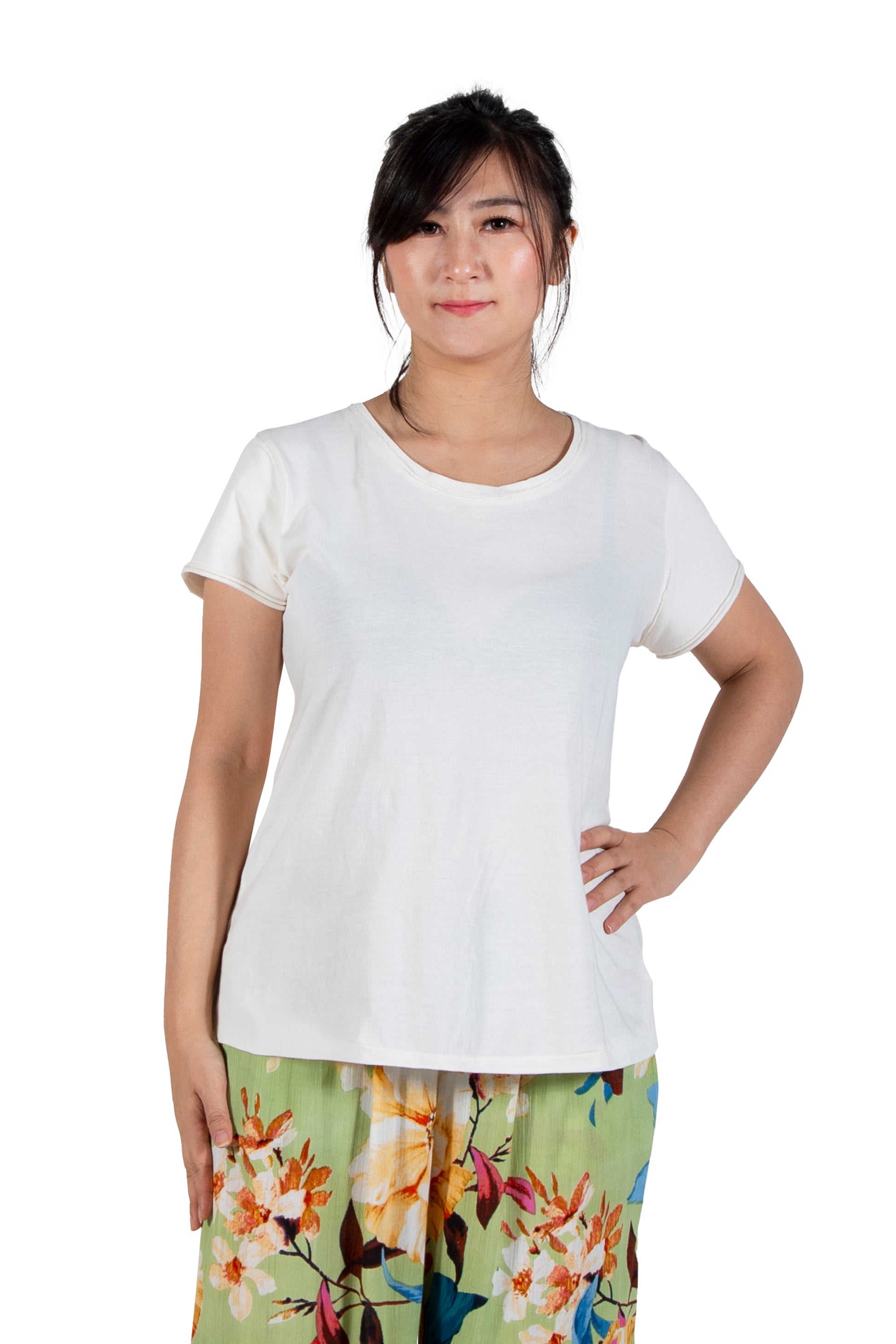 A La Carte by La Cera 100% Cotton Pre-Washed  Tee - La Cera