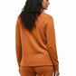 Comfort Luxe Collection Cozy Knit Notch Collar Shirt - La Cera