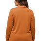 Plus Size Comfort Luxe Collection Cozy Notch Collar Shirt