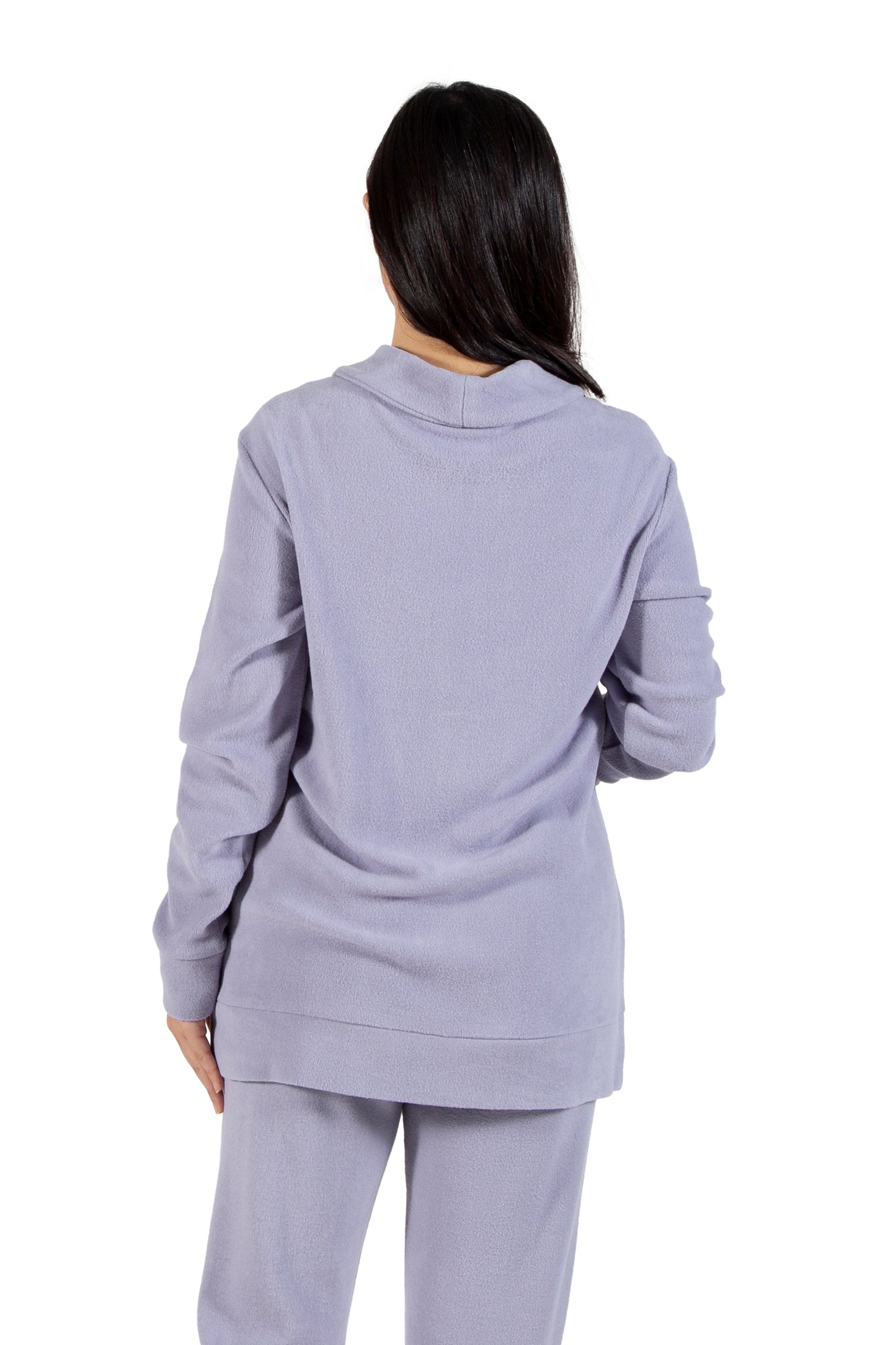 Comfort Luxe Collection Cozy Knit Cowl Neck Top