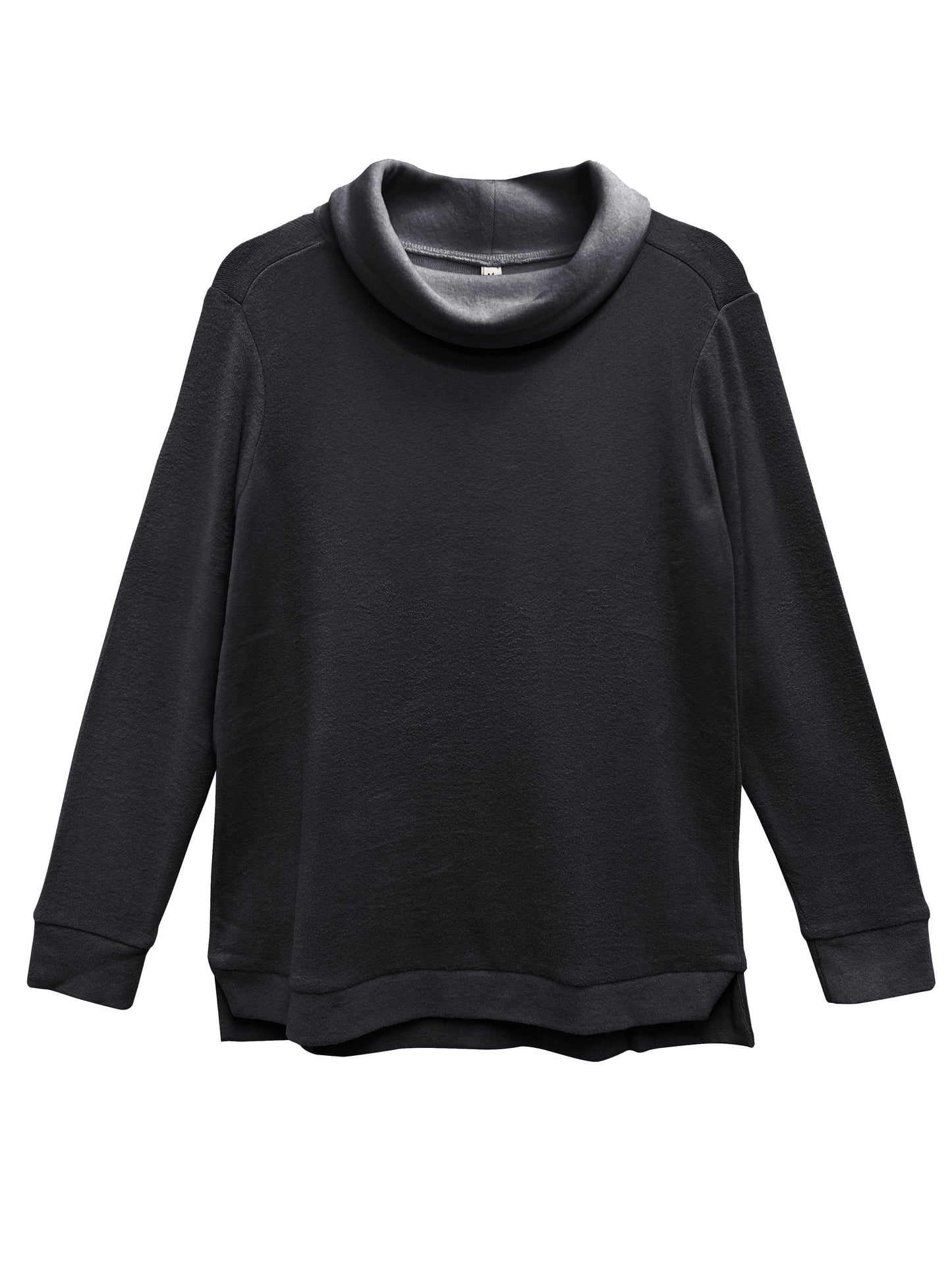 Plus Size Comfort Luxe Collection Cozy Knit Cowl Neck Top