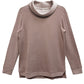 Comfort Luxe Collection Cozy Knit Cowl Neck Top
