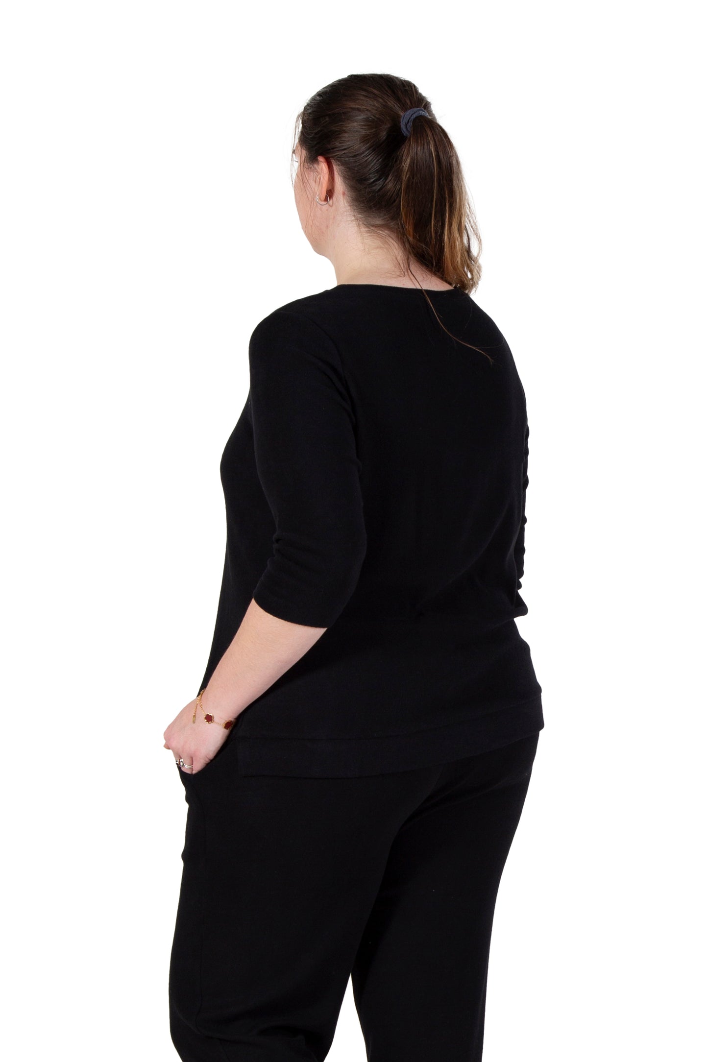 Plus Size Comfort Luxe Collection Crew Neck Tee