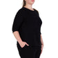 Plus Size Comfort Luxe Collection Crew Neck Tee