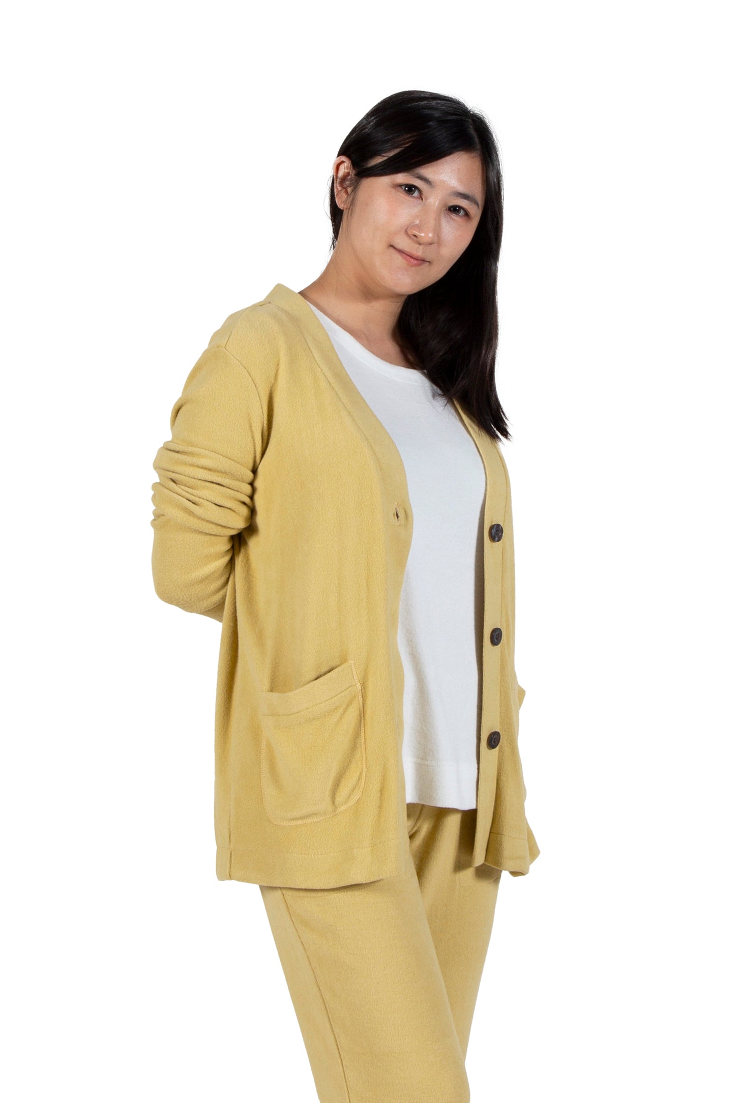 Comfort Luxe Collection Cozy Knit Button Front Jacket - La Cera