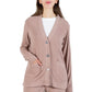 Comfort Luxe Collection Cozy Knit Button Front Jacket - La Cera