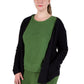 Plus Size Comfort Luxe Collection Cozy Knit Open Cardigan - La Cera