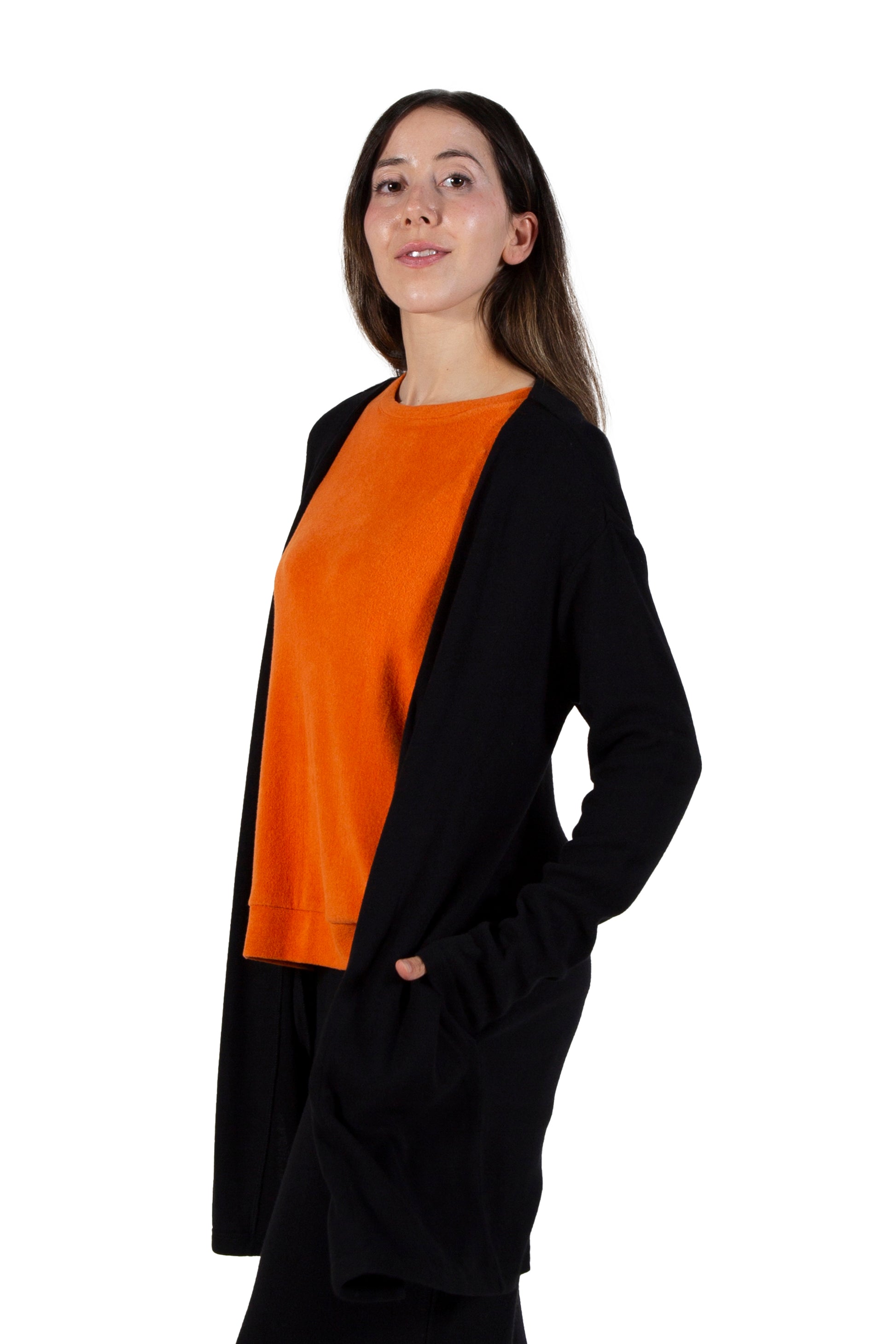 Comfort Luxe Collection Cozy Knit Knee Length Cardigan - La Cera