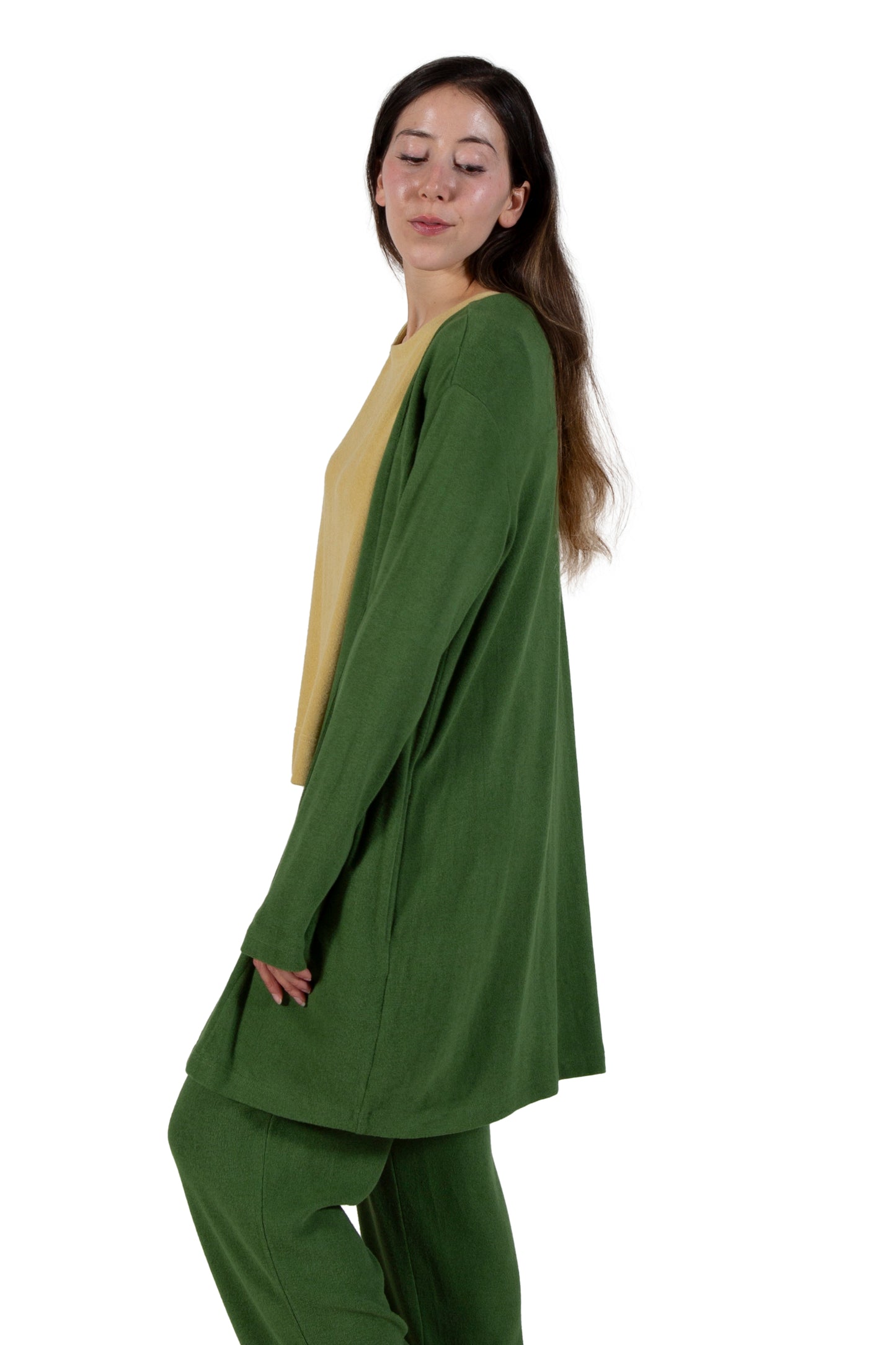 Comfort Luxe Collection Cozy Knit Knee Length Cardigan - La Cera