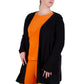 Plus Size Comfort Luxe Collection Knee Length Cardigan - La Cera