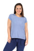 The Comfort Collection Cap Sleeve Plus Size Tee - La Cera