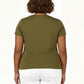 The Comfort Collection Cap Sleeve Plus Size Tee - La Cera