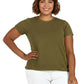 The Comfort Collection Cap Sleeve Plus Size Tee - La Cera