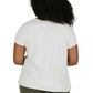 The Comfort Collection Cap Sleeve Plus Size Tee - La Cera