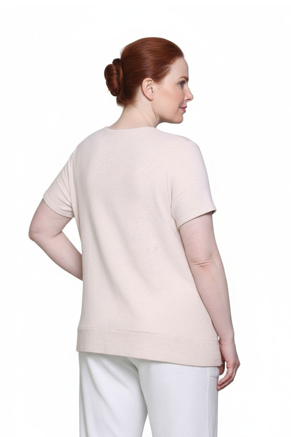 The Comfort Collection Cap Sleeve Plus Size Tee - La Cera