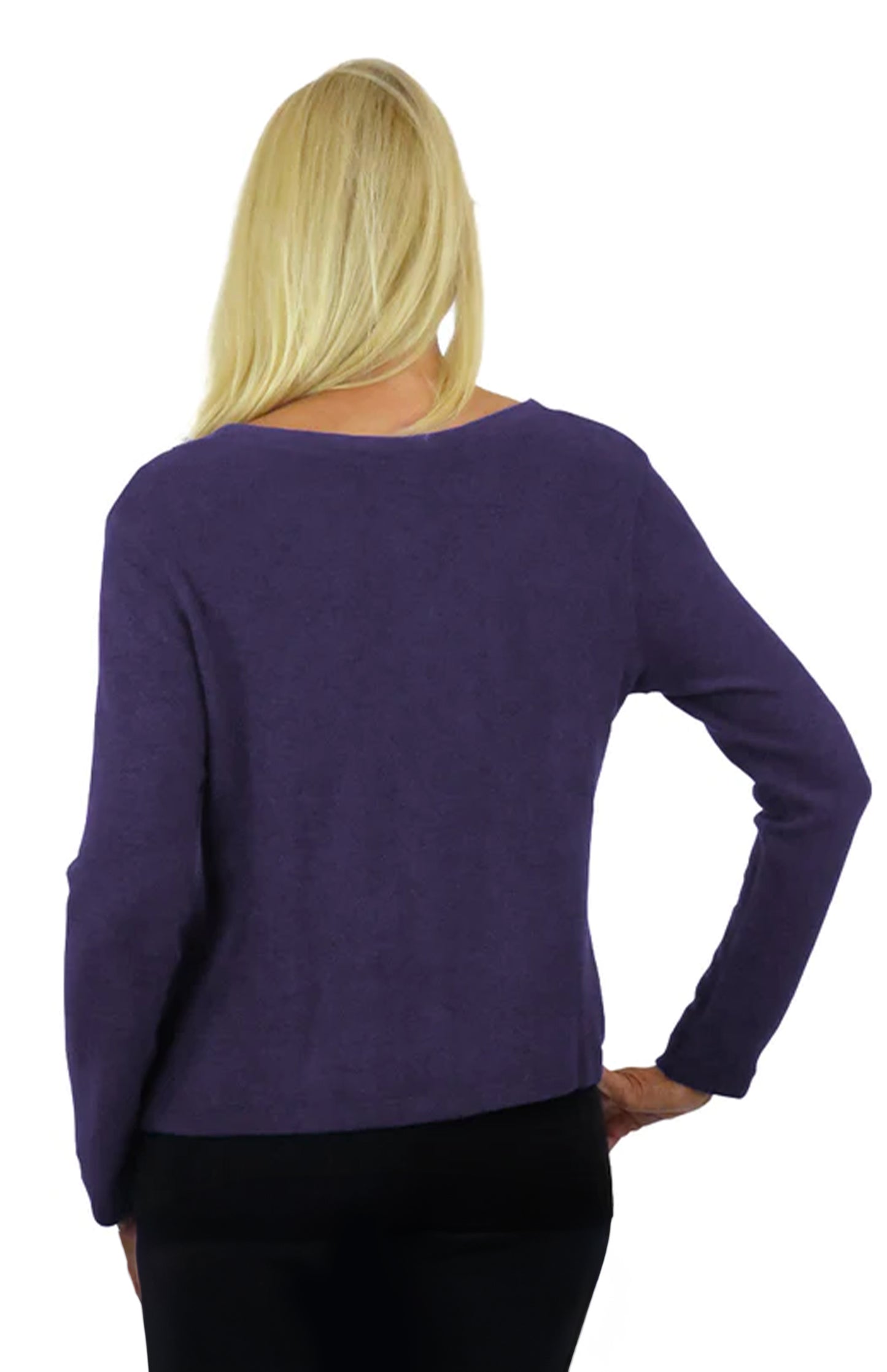 V-Neck Comfort Collection Long Sleeve Top - La Cera