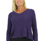 V-Neck Comfort Collection Long Sleeve Top - La Cera