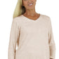 V-Neck Comfort Collection Long Sleeve Top - La Cera