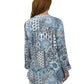 La Cera Patchwork Paisley Release Pleat Tunic - La Cera