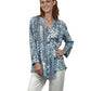 La Cera Patchwork Paisley Release Pleat Tunic - La Cera