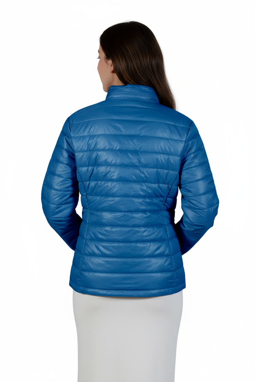 La Cera Quilted Nylon Puffer Jacket