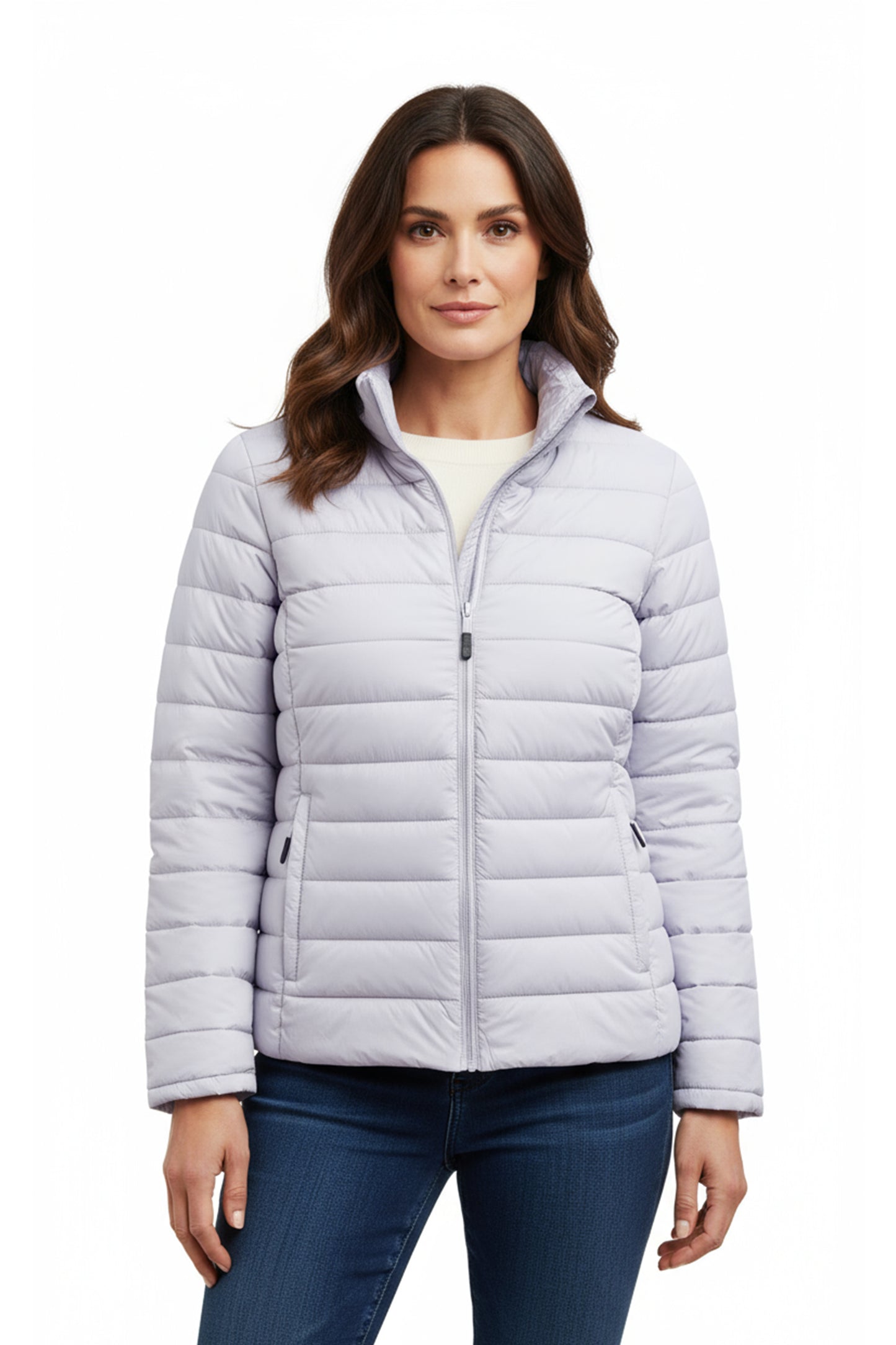 La Cera Quilted Nylon Puffer Jacket