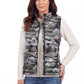 La Cera Camo Printed Vest