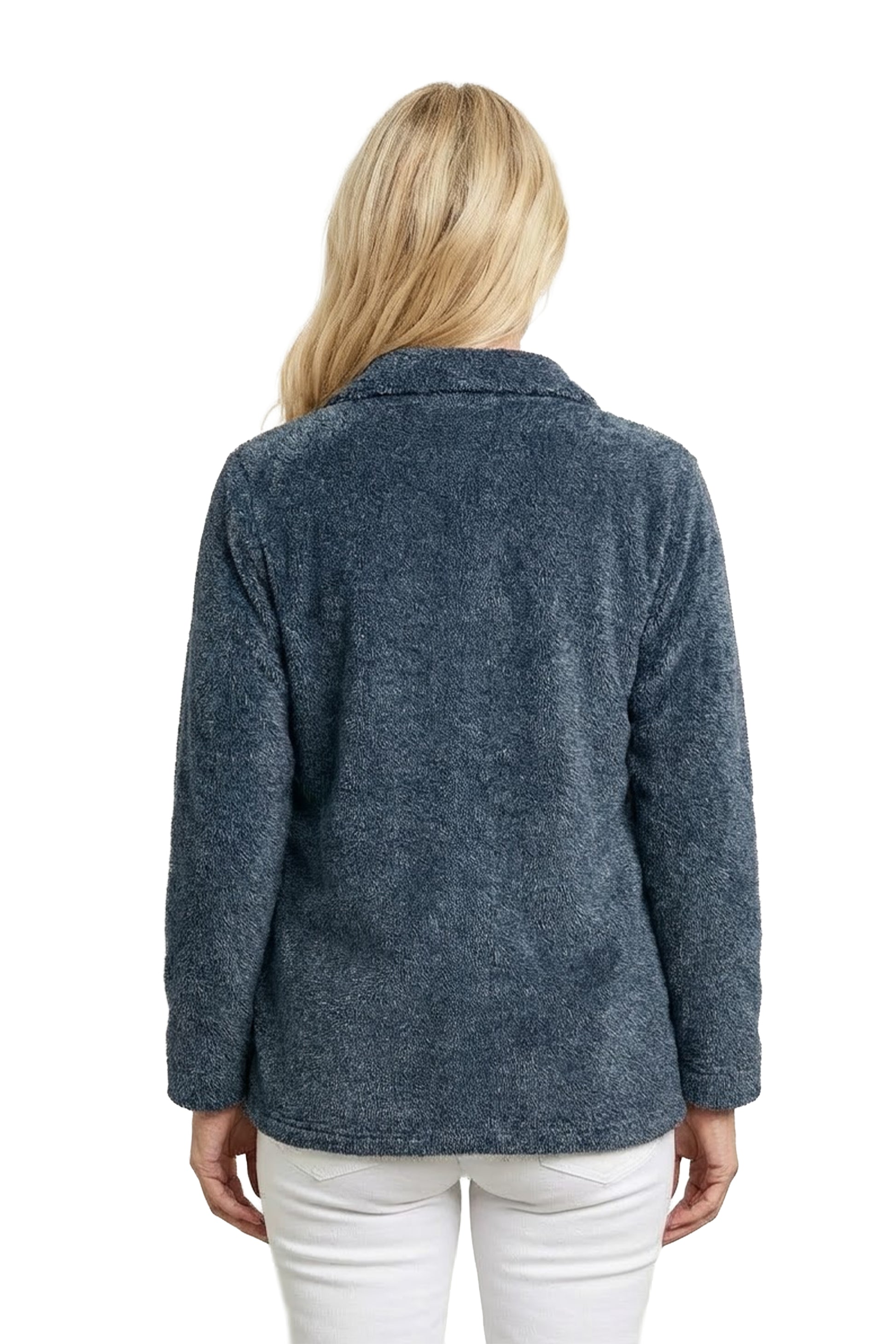La Cera Heather Fleece Jacket - La Cera
